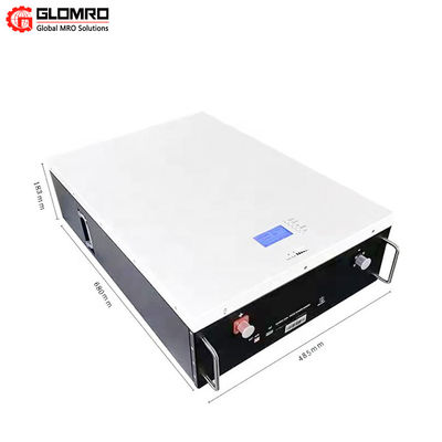 Lifepo4 Residential Solar Power System 48V 200Ah 100Ah 5kWh 10kWh Wall Mounted Home Power Storage