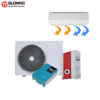 18000BTU Home Solar Powered Air Conditioner 1.5 Ton Rotary Compressor Wall Mounted 100% Off Grid