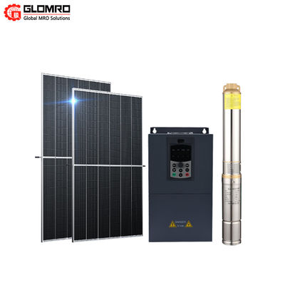 2HP Brushless Solar Powered Water Pump Solar Powered Submersible Deep Well Water Pumps For Agriculture Irrigation