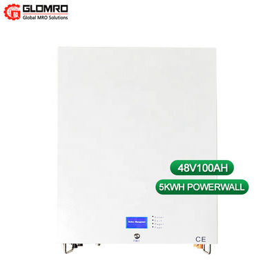 Lifepo4 Residential Solar Power System 48V 200Ah 100Ah 5kWh 10kWh Wall Mounted Home Power Storage