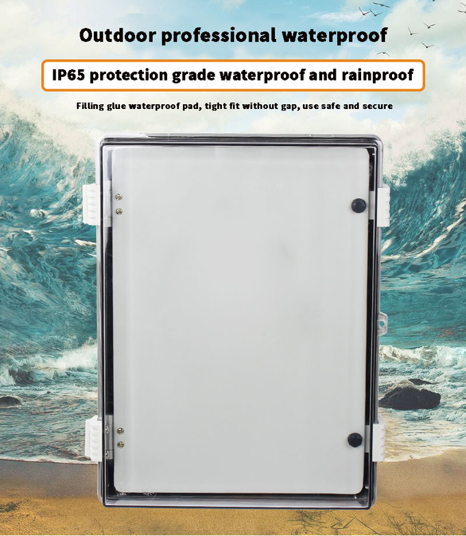 Les ABS imperméables en plastique de picovolte de système solaire extérieur de support dosent la boîte de distribution électrique de câble de commande de boucle 0